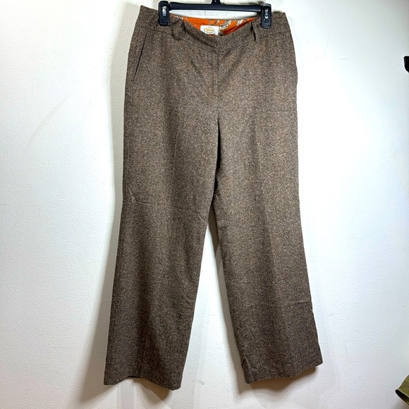 Talbots Pants - (W2) Talbots vintage Woven Silk and Wool Blend Dress Pants
Lined Women's Size 12
